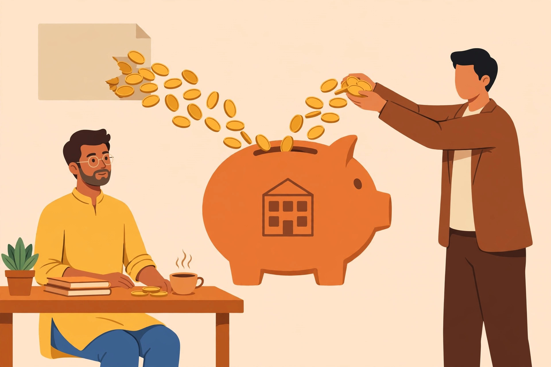 EPF automatic saving illustration