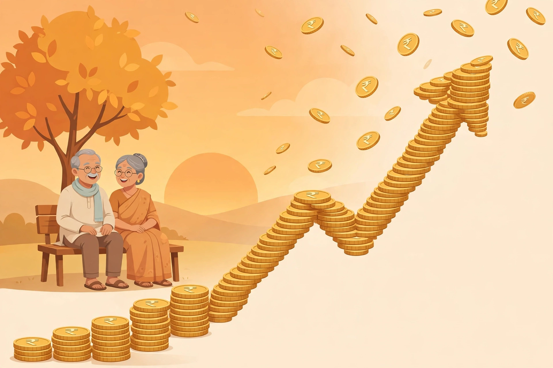 NPS retirement growth illustration