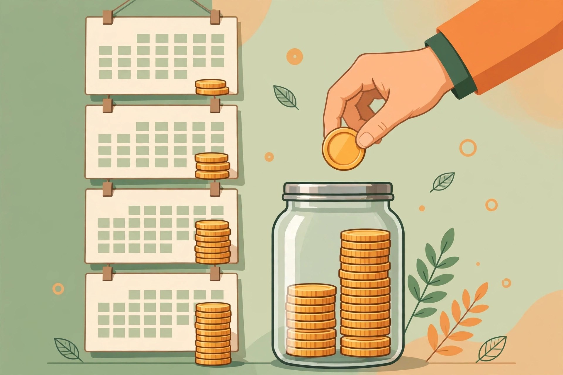 Recurring deposit: har mahine jar me coin dalne ki bachat ki aadat
