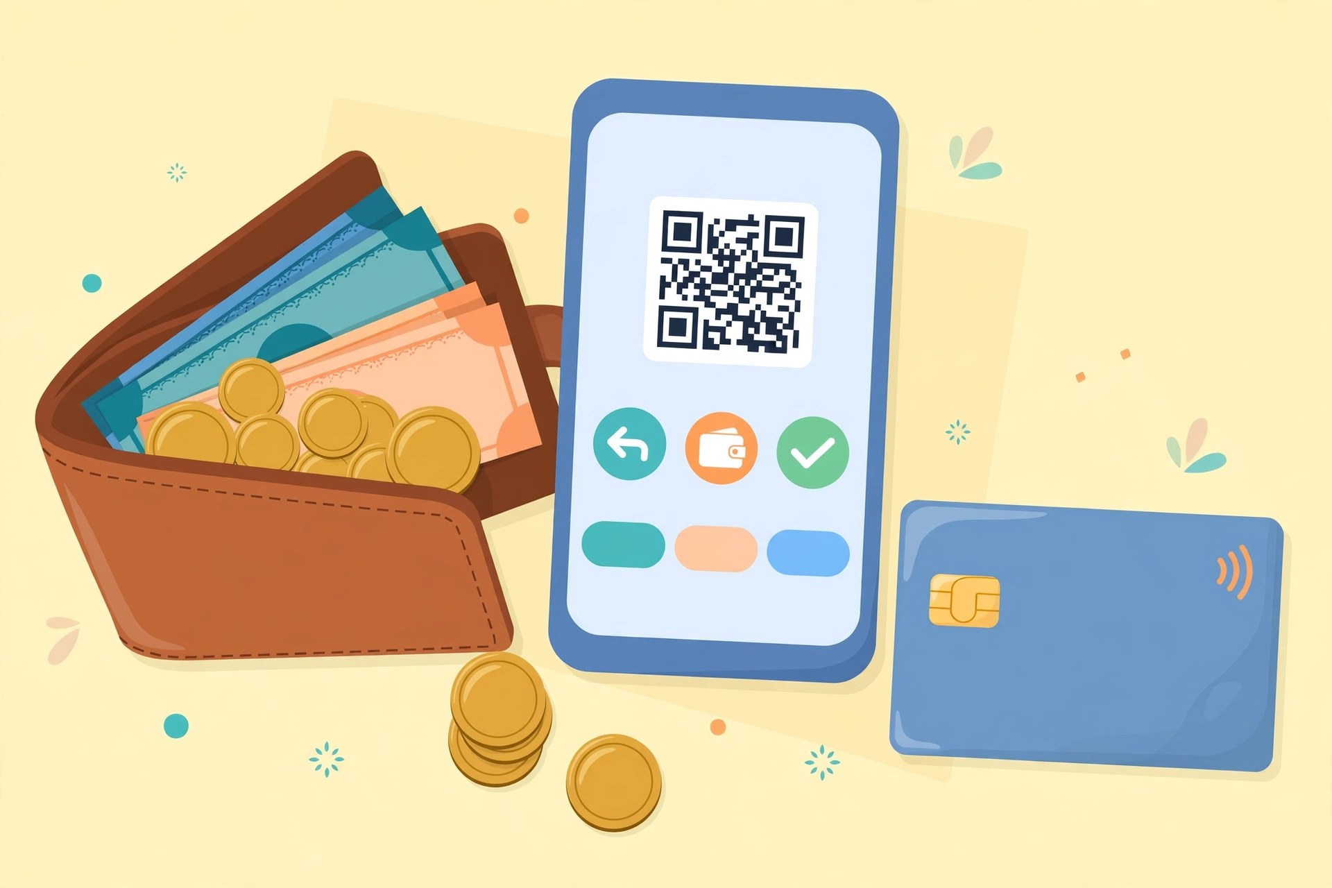 Savings account me wallet, UPI payment aur ATM card