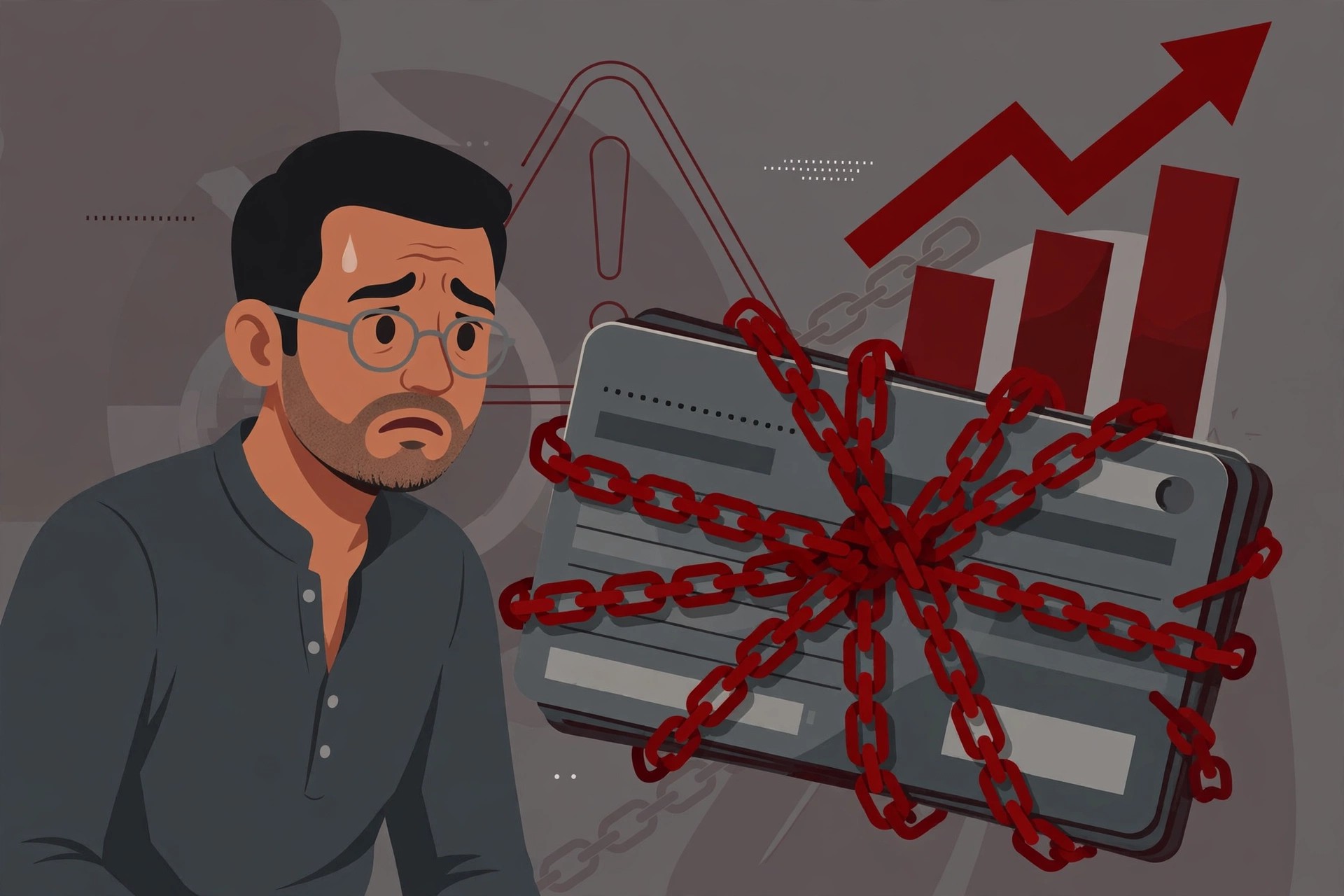 Credit card ke high interest aur debt trap se bachne ki chetavni