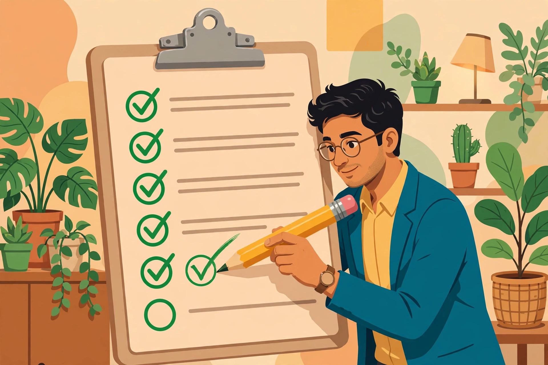 Job change PF and gratuity checklist illustration