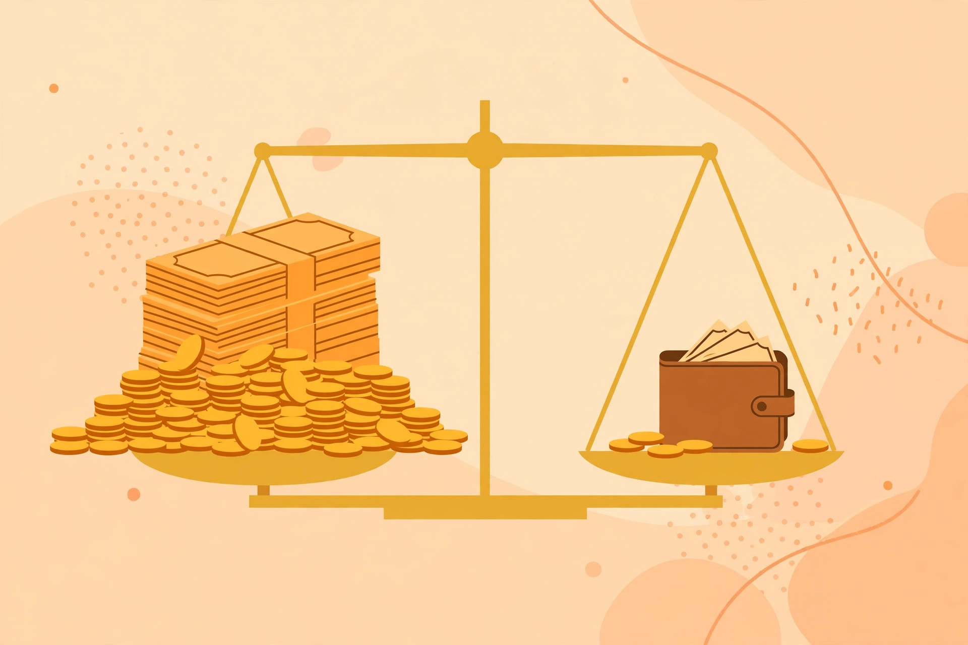 CTC vs in-hand salary comparison illustration
