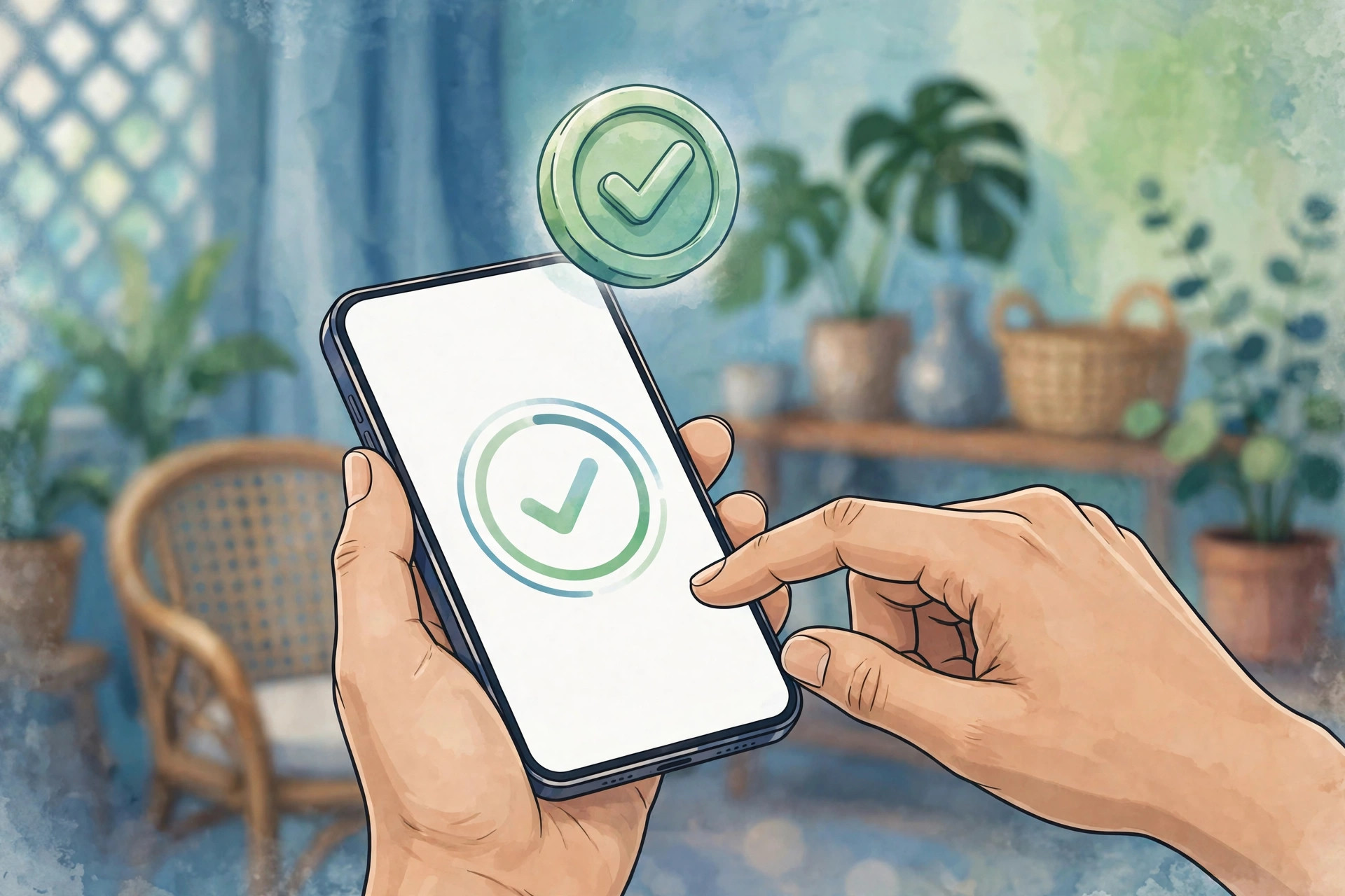 Smartphone par UPI Autopay mandate approve karte hue